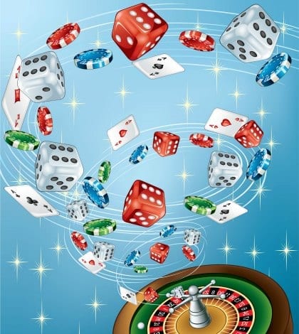 CASINO GAMBLING DICE CARDS 9307634 420