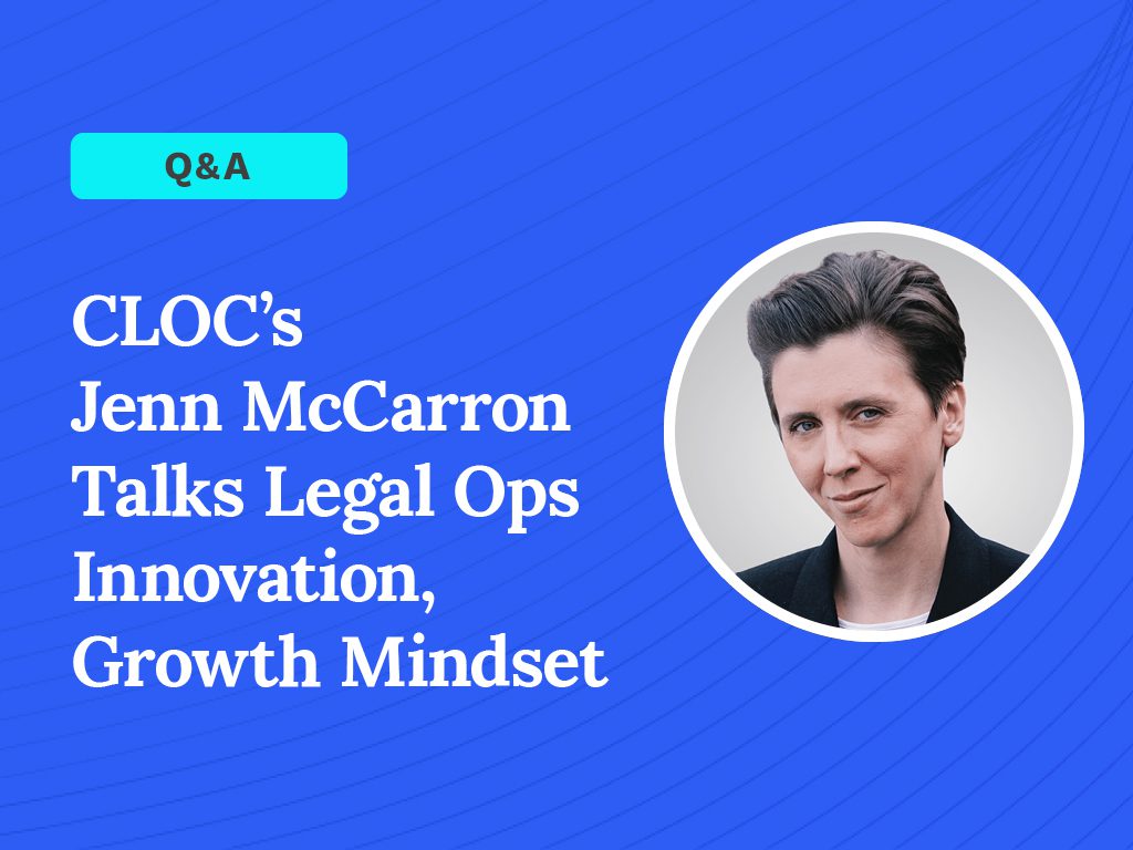 Interview with Jenn McCarron from CLOC - growth mindset