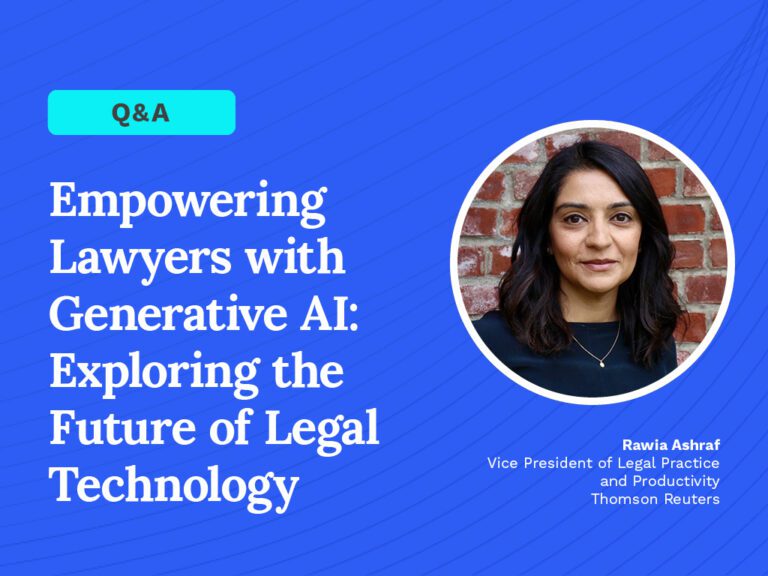 Today's General Counsel interview with Rawia Ashraf