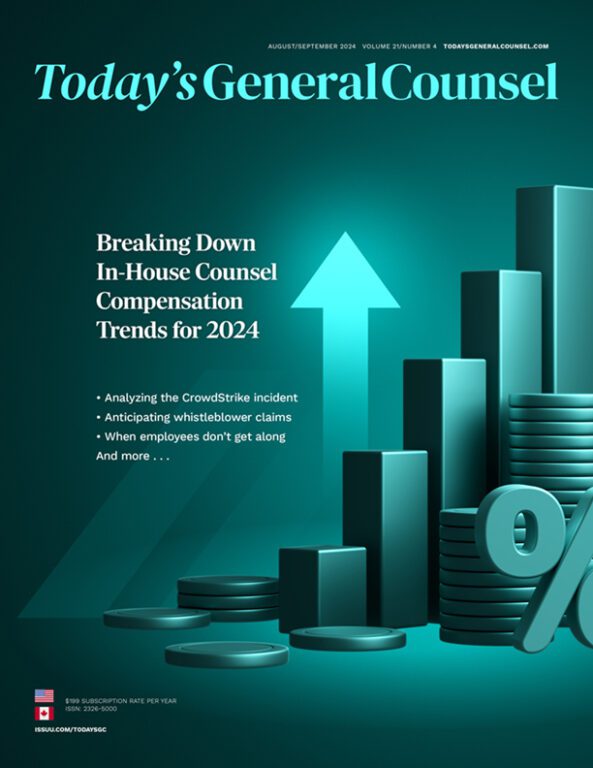 Today's General Counsel, August/September 2024 digital magazine