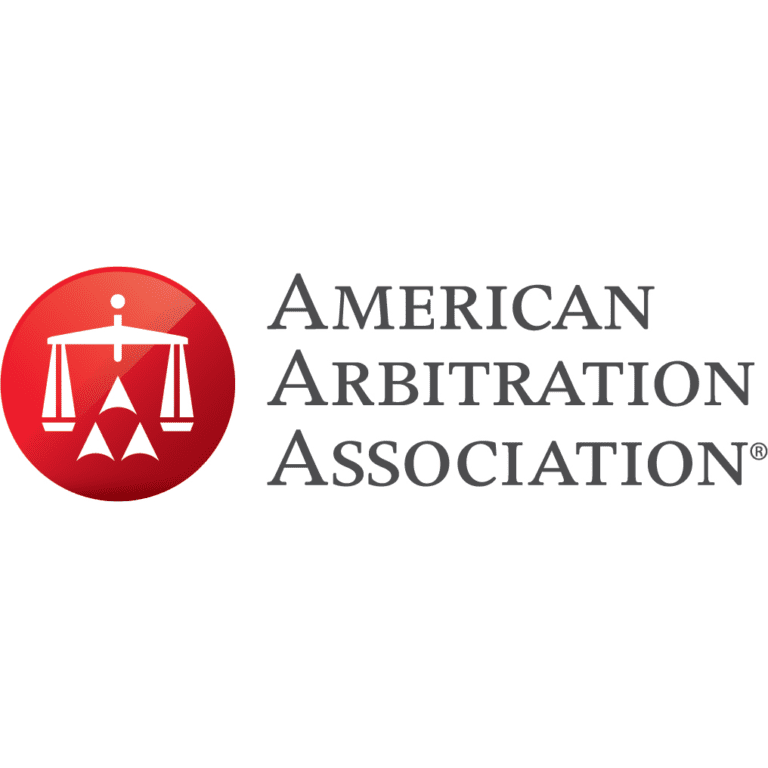 American Arbitration Association, logo, square