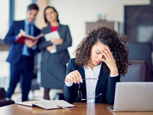 frustrated employee