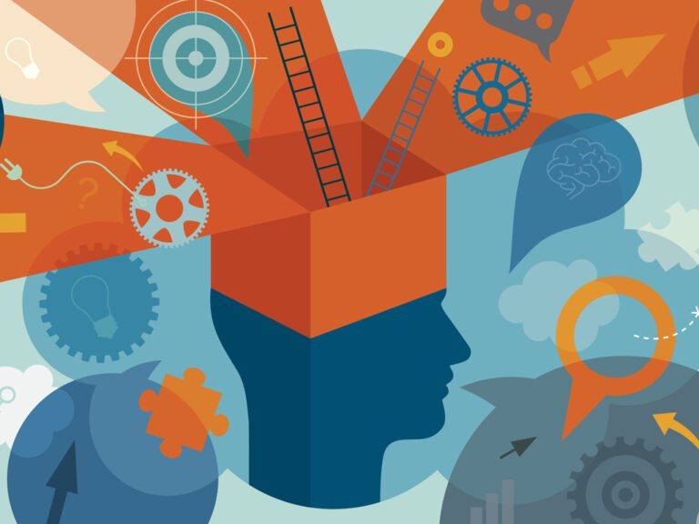 Think Outside Box Horizontal Concept curious minds concept