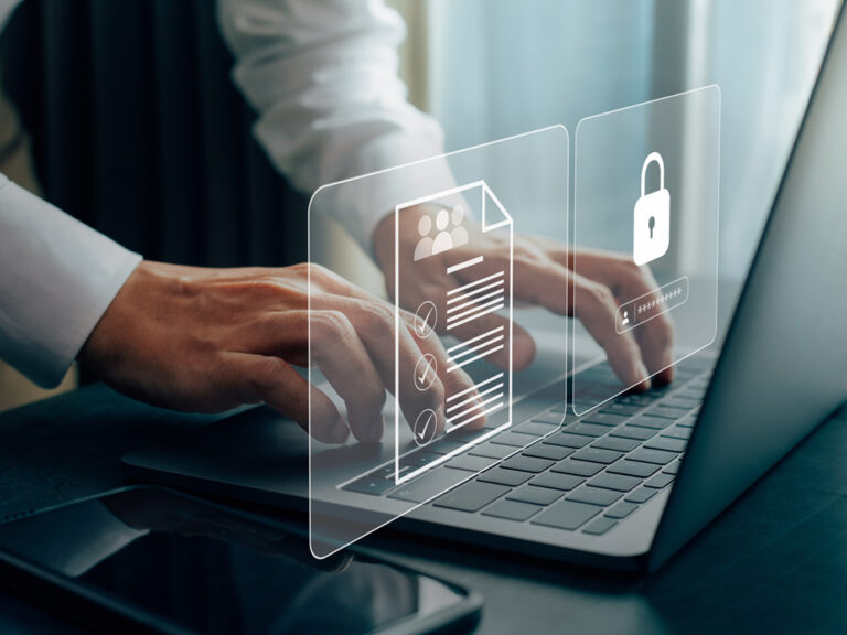 general counsel data privacy on laptop